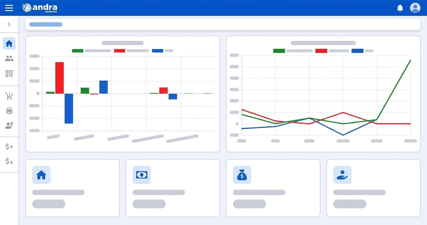 Interface do Andra ERP