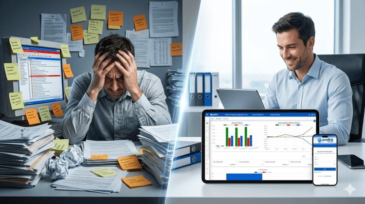 Do Caos ao Controle: Como um ERP Transforma a Rotina de Micro e Pequenas Empresas